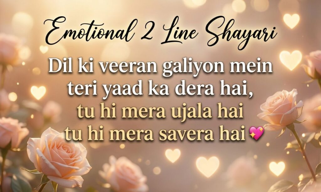 Emotional 2 Line Shayari