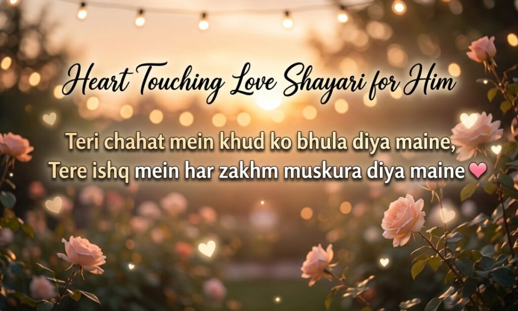 Heart Touching Love Shayari for Him