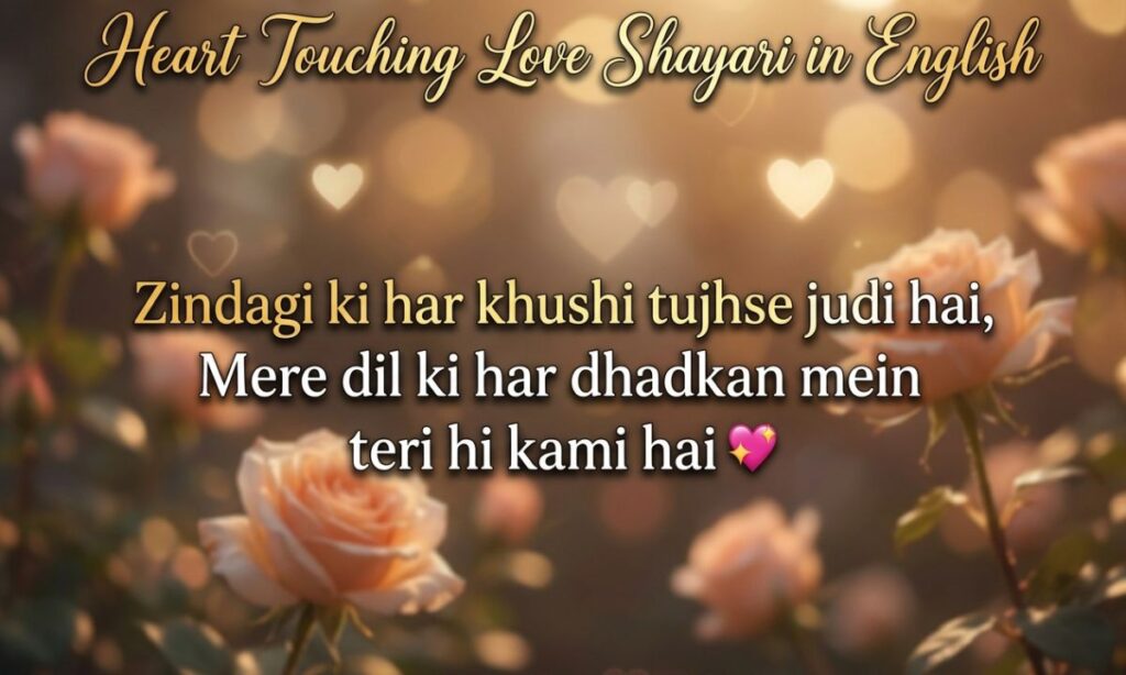 Heart Touching Love Shayari in English