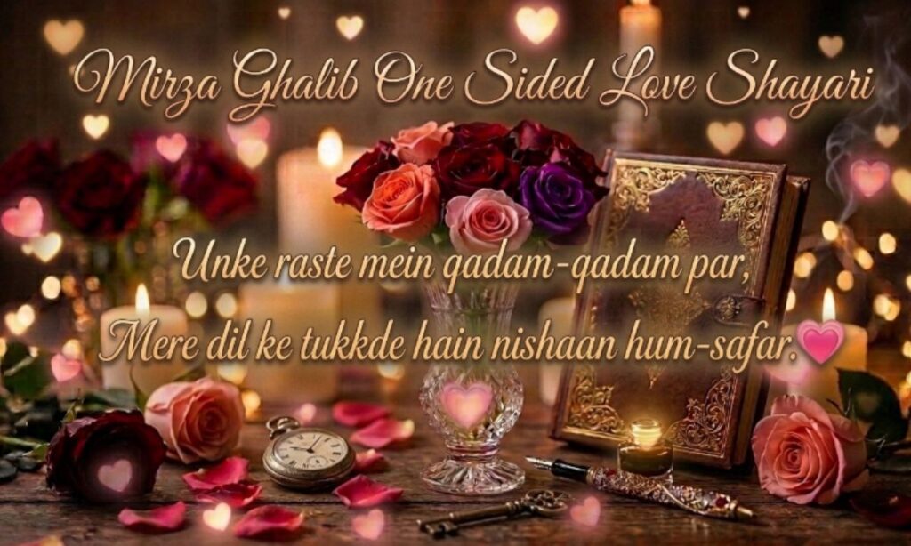 Mirza Ghalib One Sided Love Shayari