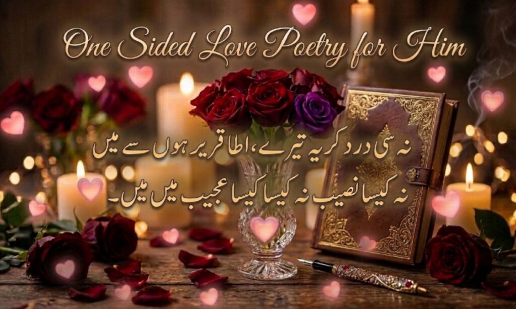 One Sided Love Poetry for Him