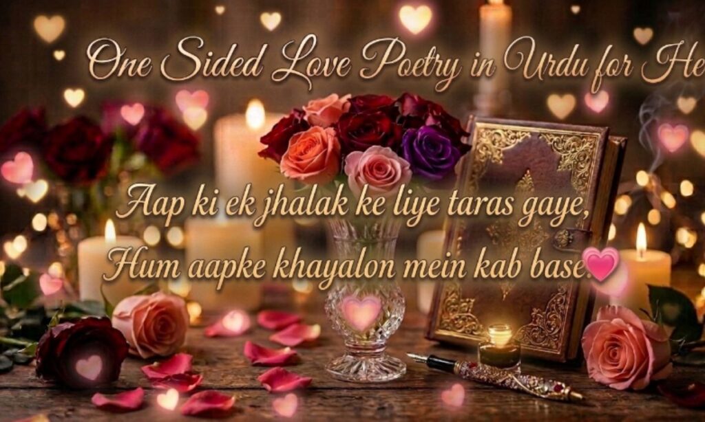 One Sided Love Poetry in Urdu for Her
