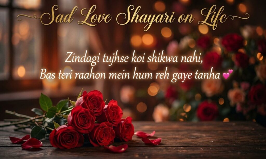 Sad Love Shayari on Life