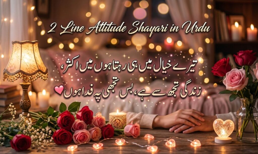 2 Line Attitude Shayari in Urdu