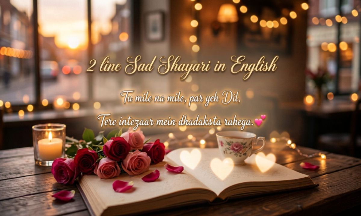 2 line Sad Shayari in English