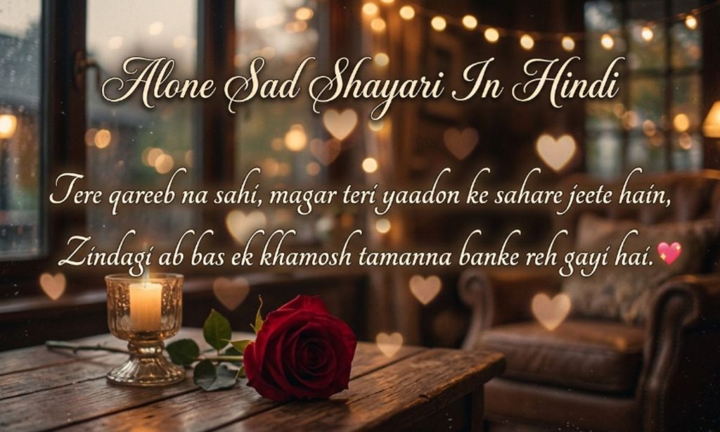 Alone Sad Shayari In Hindi