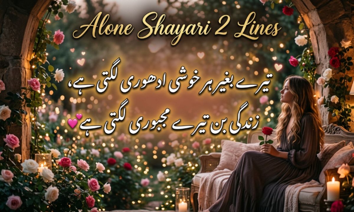 Alone Shayari 2 Lines