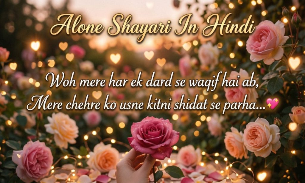 Alone Shayari In Hindi