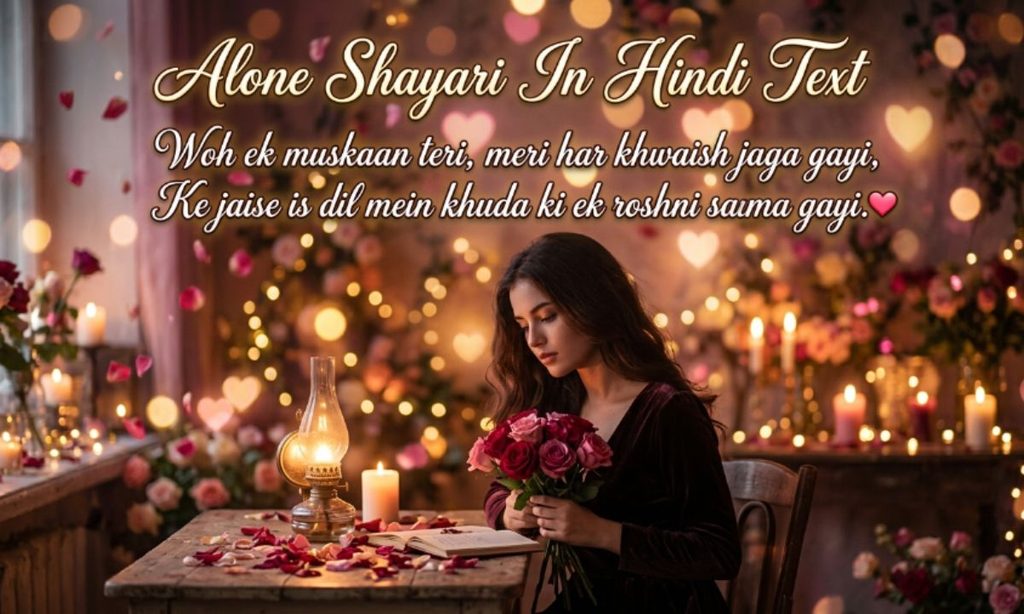 Alone Shayari In Hindi Text