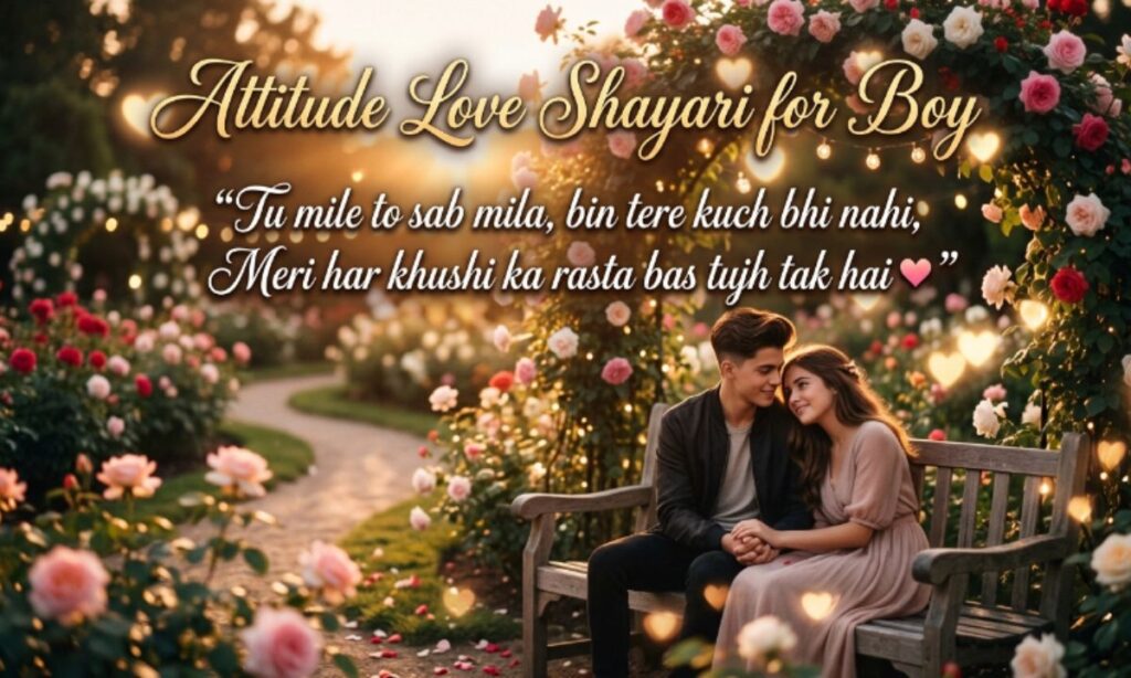 Attitude Love Shayari for Boy