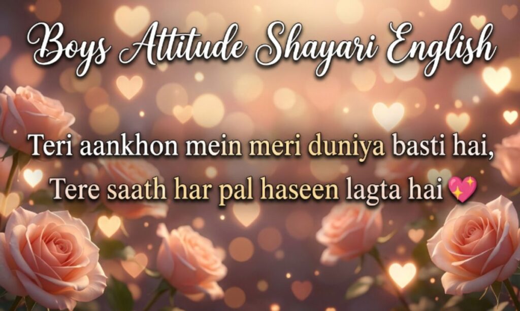 Boys Attitude Shayari English