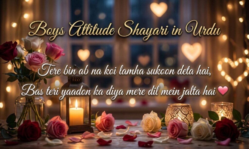 Boys Attitude Shayari in Urdu