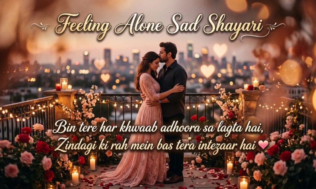 Feeling Alone Sad Shayari