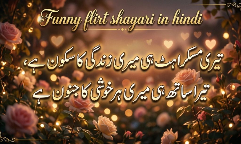 Funny flirt shayari in hindi
