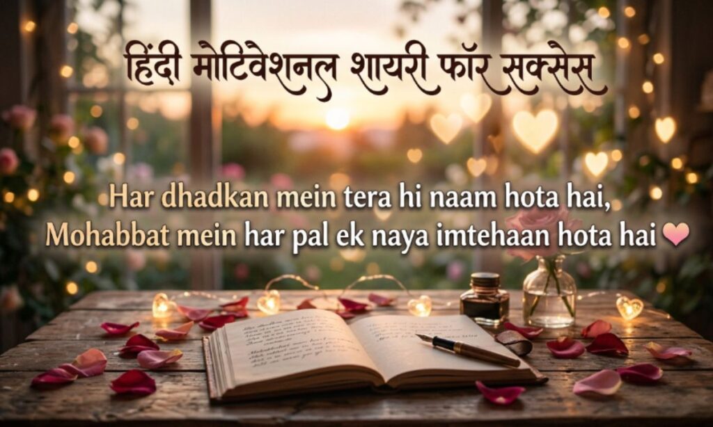 Hindi Motivational Shayari for Success
