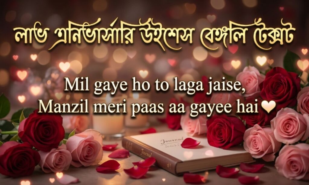 Love Anniversary Wishes Bengali Text