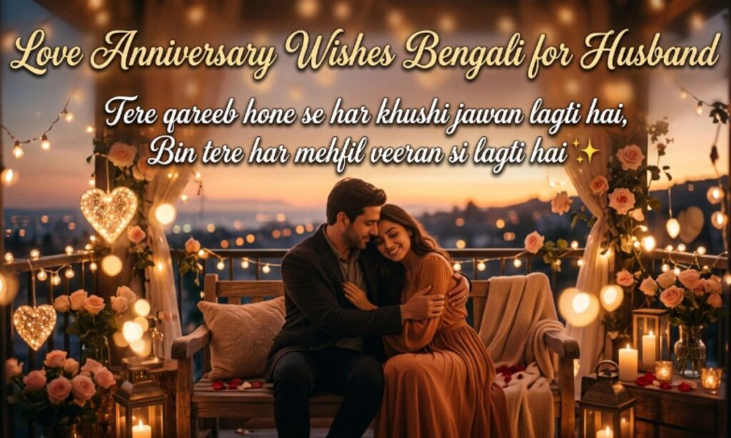 Love Anniversary Wishes Bengali for Husband