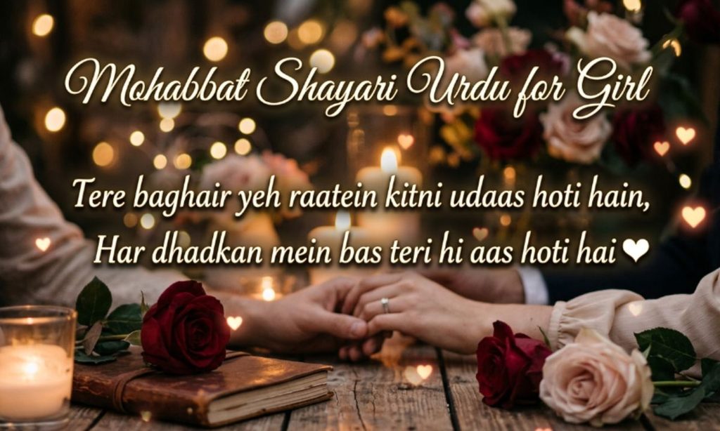 Mohabbat Shayari Urdu for Girl (1)
