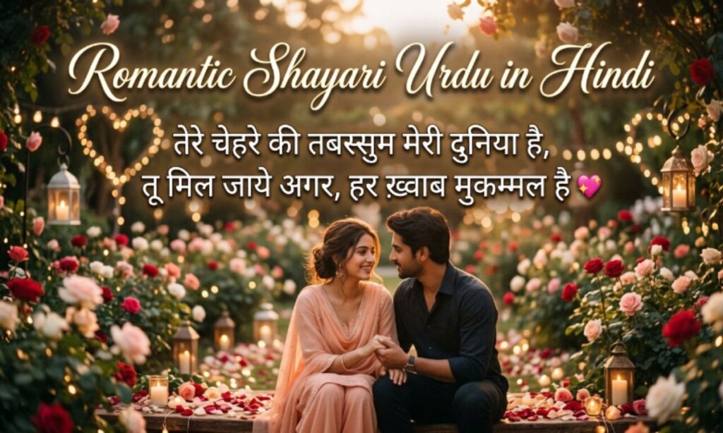 Romantic Shayari Urdu in Hindi