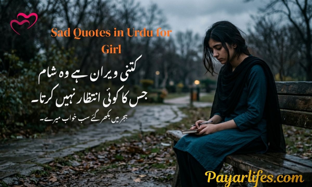 Sad Quotes in Urdu for Girl