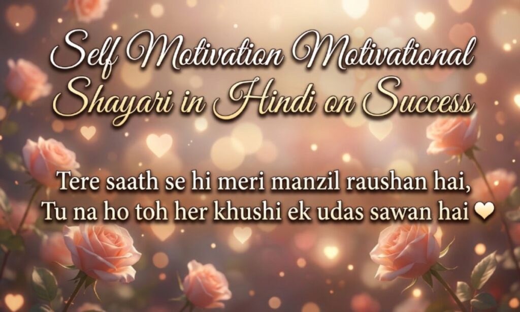 Self Motivation Motivational Shayari in Hindi on Success