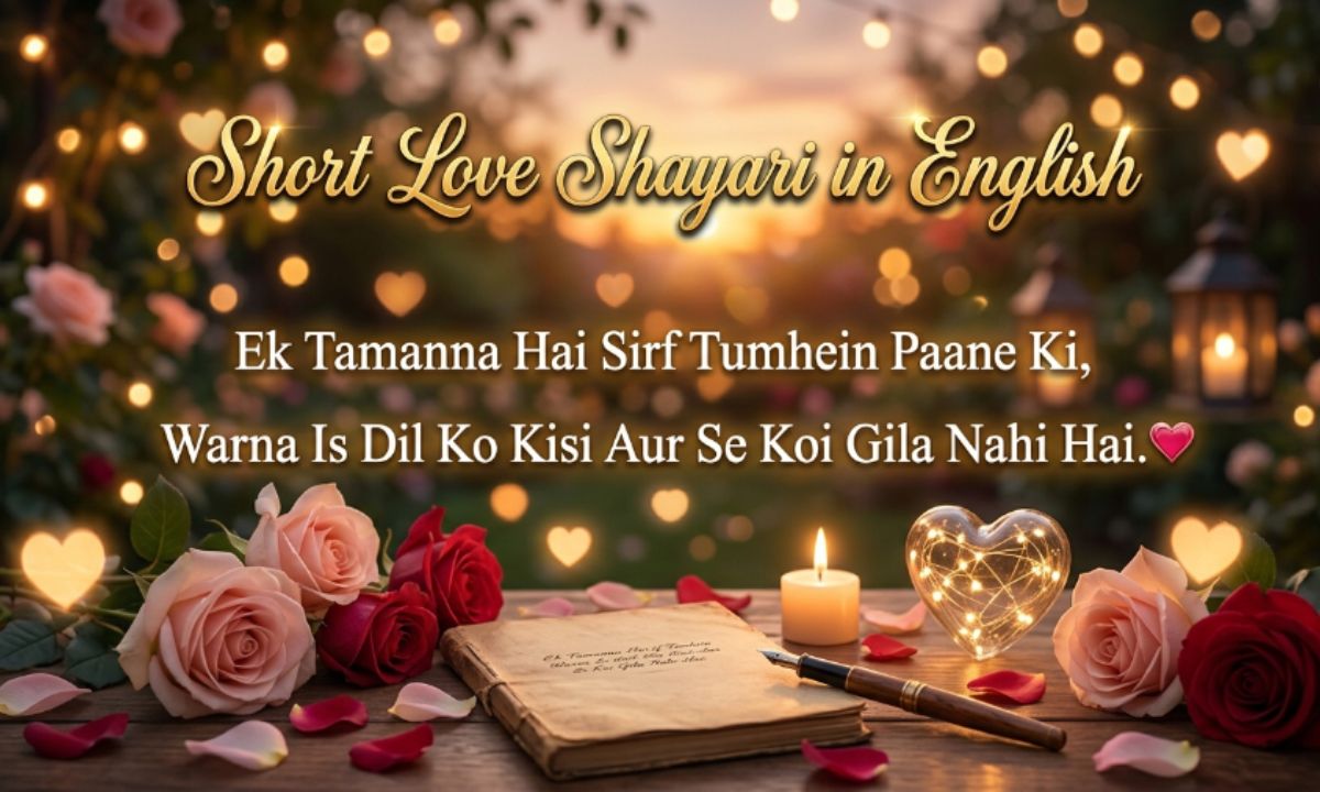 Short Love Shayari in English (1)