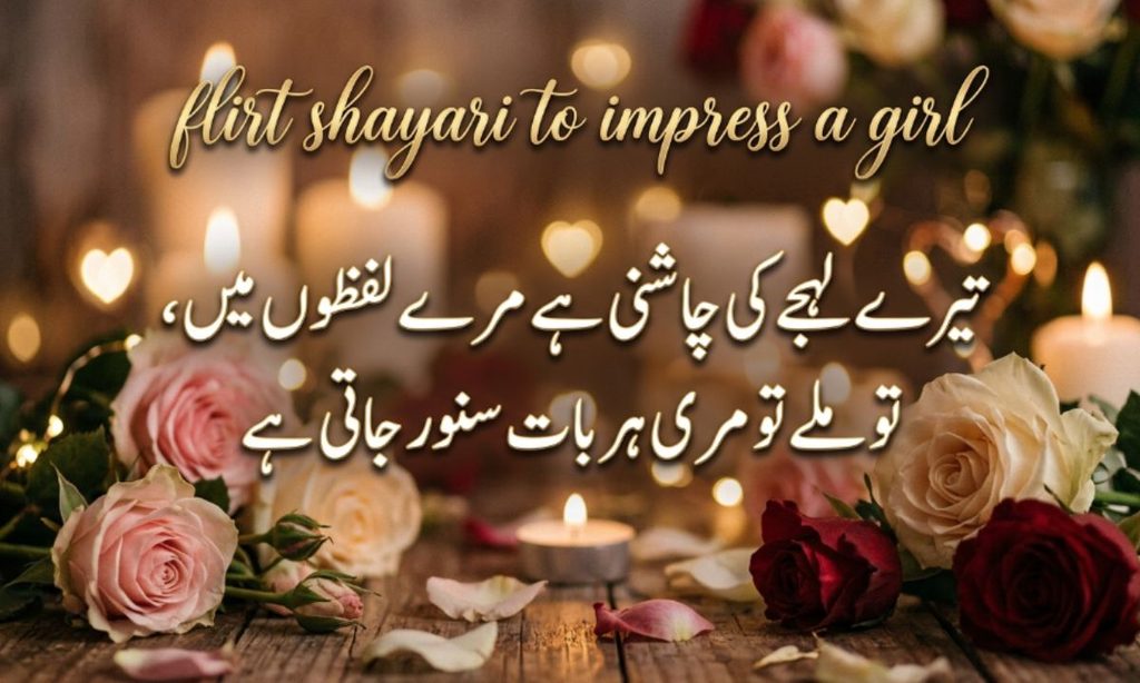 flirt shayari to impress a girl