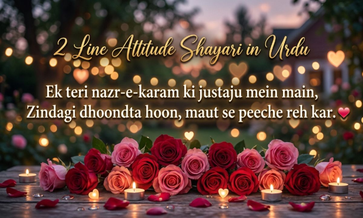 2 Line Attitude Shayari in Urdu