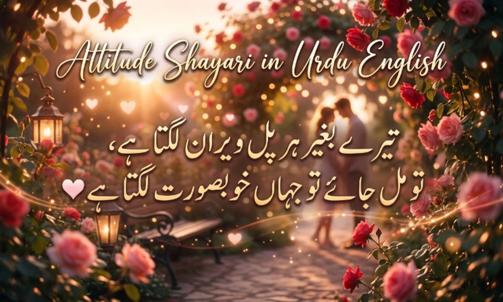 Attitude Shayari in Urdu English