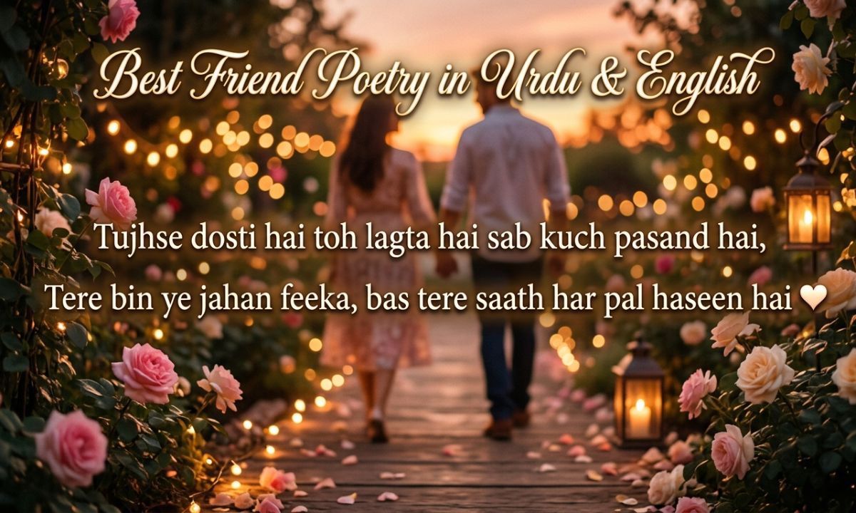 Best friend poetry in urdu english