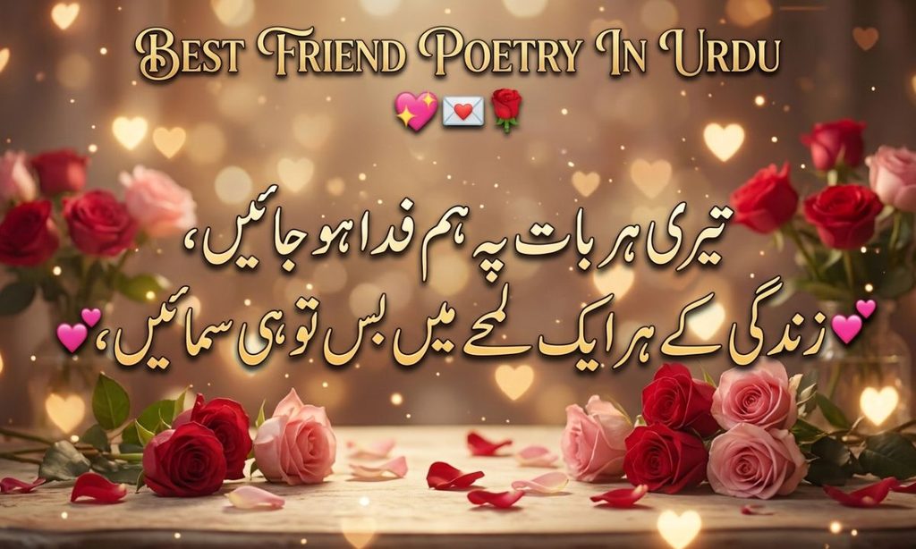 Best friend poetry in urdu with emojis