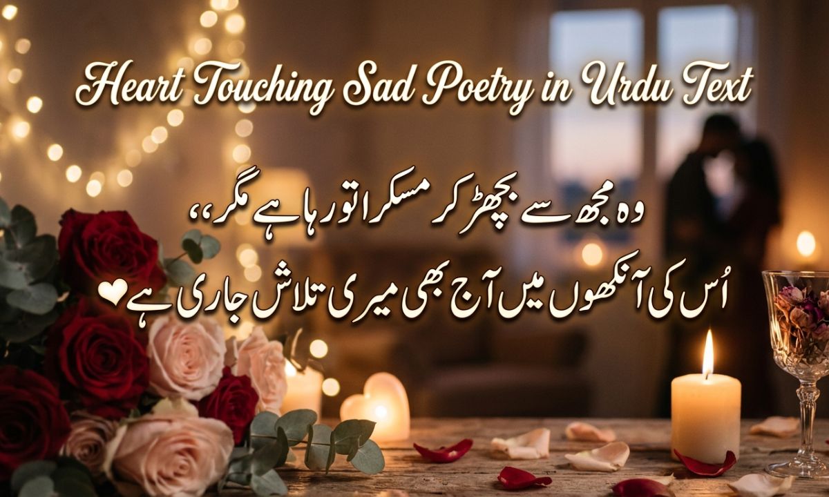 Heart Touching Sad Poetry in Urdu Text