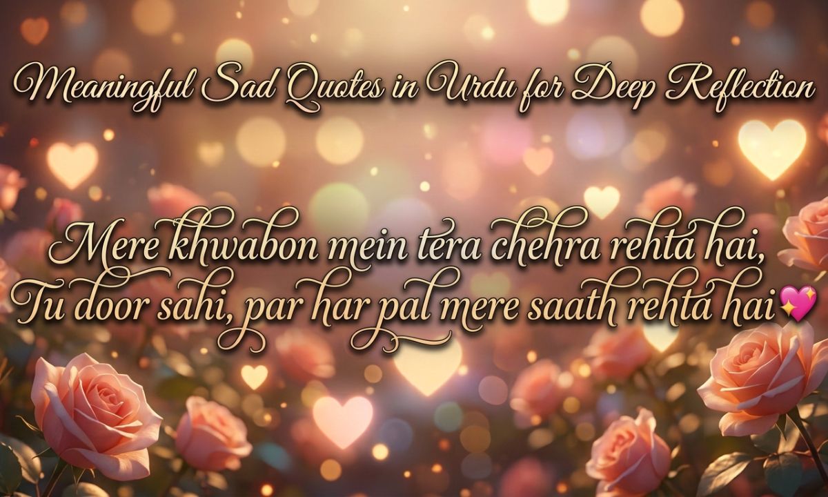 Meaningful Sad Quotes in Urdu for Deep Reflection