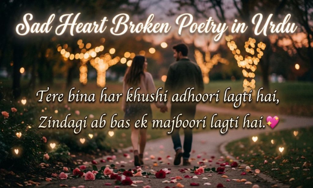 Sad Heart Broken Poetry in Urdu