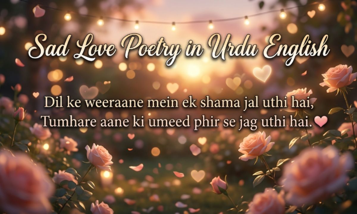 Sad Love Poetry in Urdu English