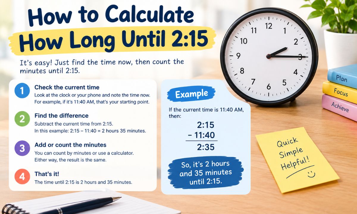 How to Calculate How Long Until 215