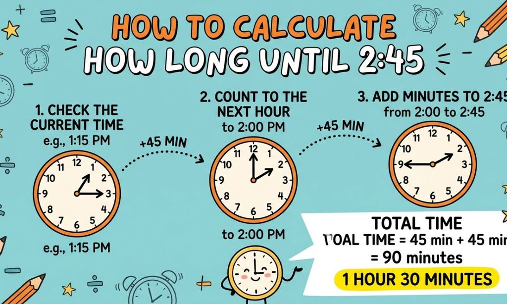 How to Calculate How Long Until 245