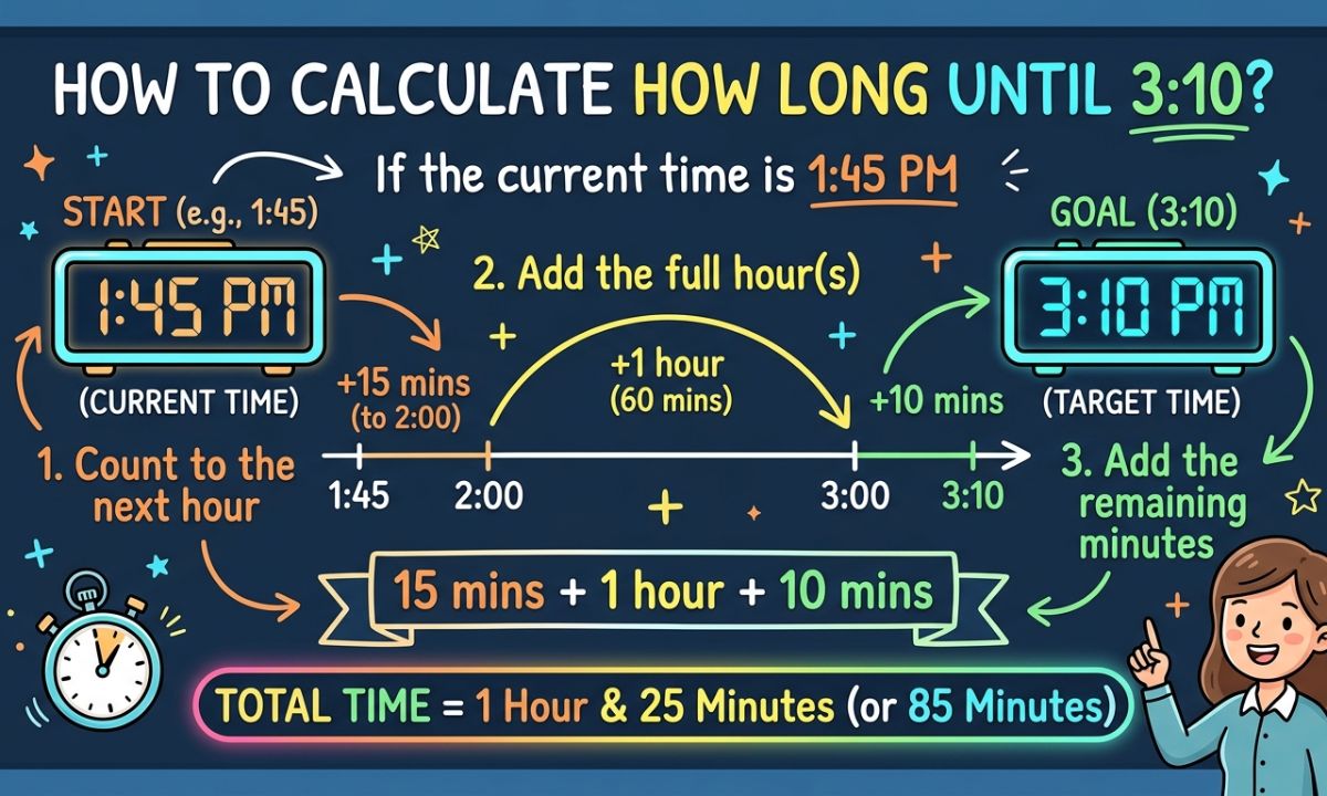 How to Calculate How Long Until 310