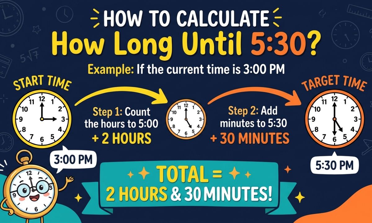 How to Calculate How Long Until 530