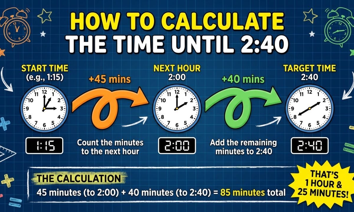 How to Calculate the Time Until 240