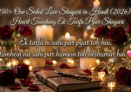 150+ One Sided Love Shayari in Hindi (2026) – Heart Touching Ek Tarfa Pyar Shayari 