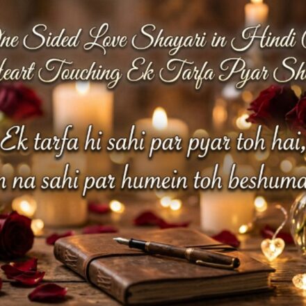 150+ One Sided Love Shayari in Hindi (2026) – Heart Touching Ek Tarfa Pyar Shayari 