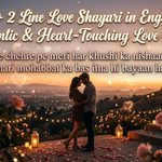150+ 2 Line Love Shayari in English Romantic & Heart-Touching Love Quotes 