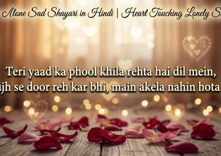 150+ Alone Sad Shayari in Hindi Heart Touching Lonely Shayari 