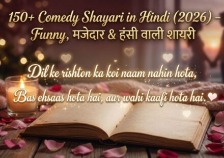 150+ Comedy Shayari in Hindi (2026) – Funny, मजेदार & हंसी वाली शायरी  (1)