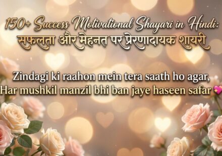150+ Success Motivational Shayari in Hindi सफलता और मेहनत पर प्रेरणादायक शायरी