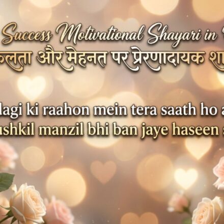 150+ Success Motivational Shayari in Hindi सफलता और मेहनत पर प्रेरणादायक शायरी