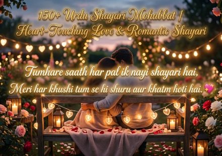 150+ Urdu Shayari Mohabbat Heart-Touching Love & Romantic Shayari  (1)