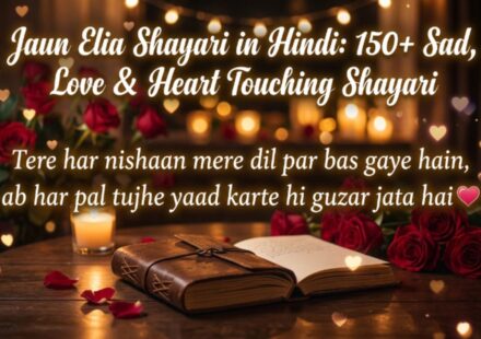 Jaun Elia Shayari in Hindi 150+ Sad, Love & Heart Touching Shayari 