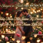 Mohabbat Shayari in Hindi प्यार भरी दिल से लिखी शायरी 
